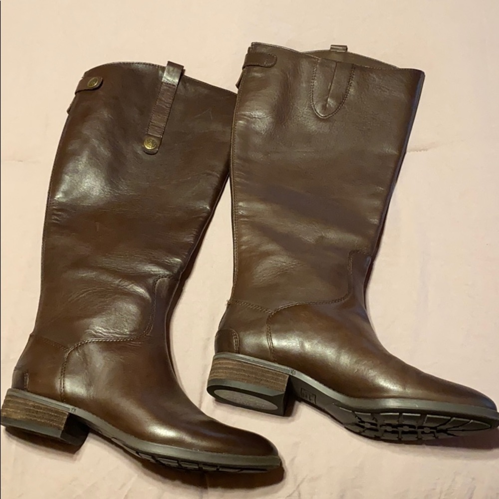 Sam Edelman Size 9 Penny Leather Riding Wide Boots